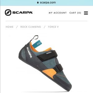 Scarpa Force V - rock climbing shoes - BRAND NEW